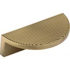 Barrington Eclipse Ribbed Handle 80mm (Brushed Satin Brass)