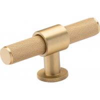Belgravia T Bar knob  82mm (Satin Brass Lacquered)