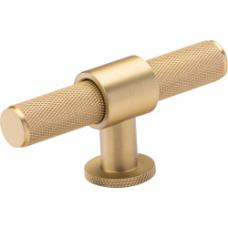 Belgravia T Bar knob  82mm (Satin Brass Lacquered)