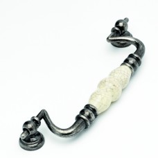 Winchester Drawer Pull Handle Cream Antique Brass