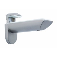 Decorative Shelf Bracket Aluminum Finish - Pair