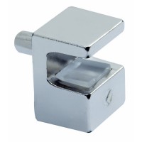 Kristal Shelf Bracket Nickel - Single