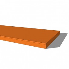 Bedroom PVC Decorative Shelving 200mm deep
