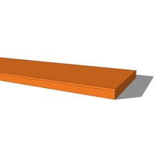 Bedroom PVC Decorative Shelving 150mm deep