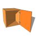 Top Box/Bridging Unit - Single Door - 540mm High - 600mm Deep