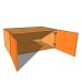 Top Box/Bridging Unit - Double Door - 420mm High - 600mm Deep