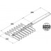 Hafele Trouser rails, Pull-out - Top Mounted
