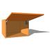 Top Box/Bridging Unit - 420mm High - 600mm Deep - Vertical Lift - Single Door