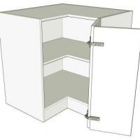 Corner L Shape Base Unit Standard Height Single Door - 760mm High (Suits 2 x 655mm high “by fold” doors)  480mm Deep gables – (820 x 820mm unit)