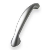 Oval End D Handle 166mm (Satin Chrome)