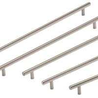 Classic T Bar  Handles Various Lengths (Brushed Nickel)